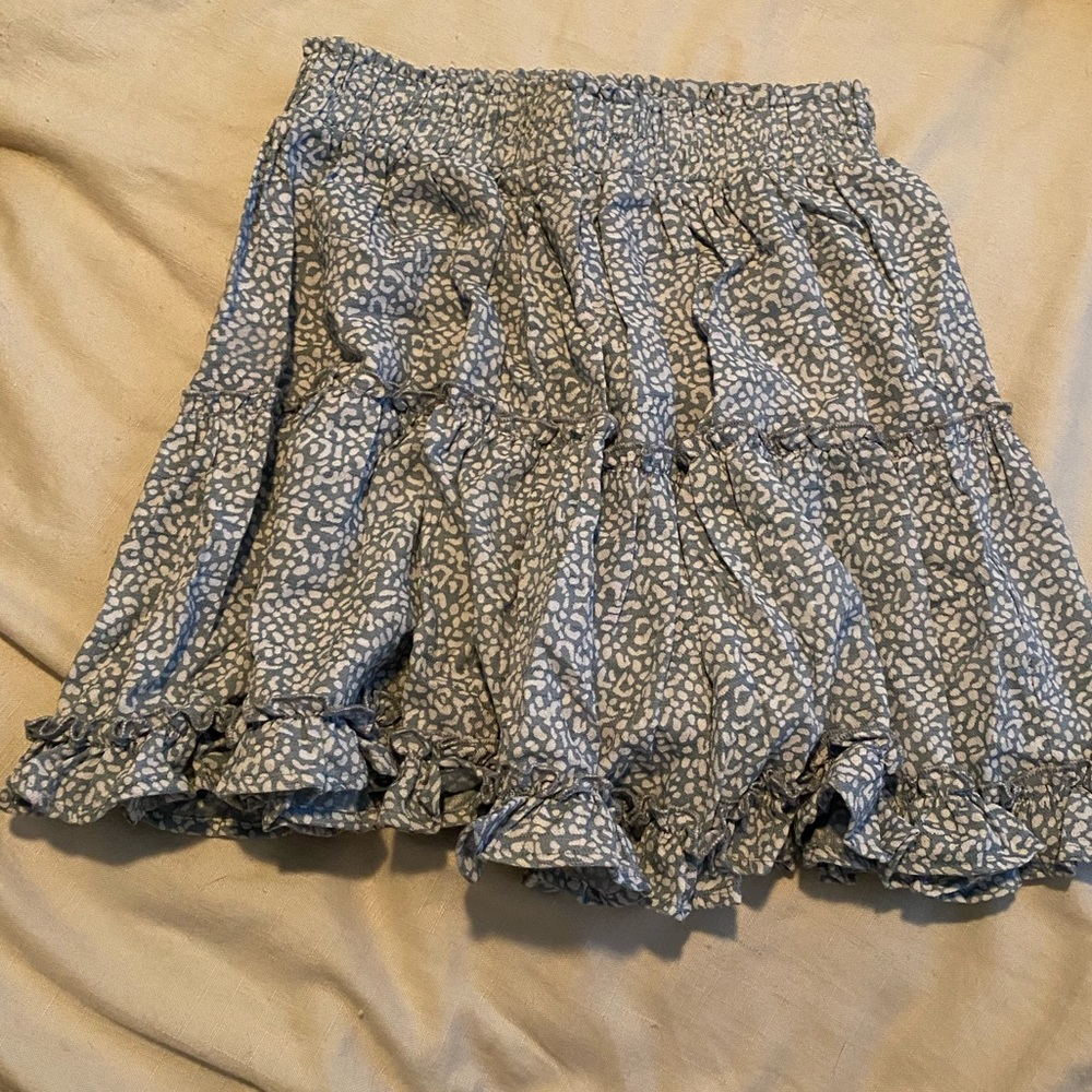 Luca + Grae Beverly Blue Skirt Small